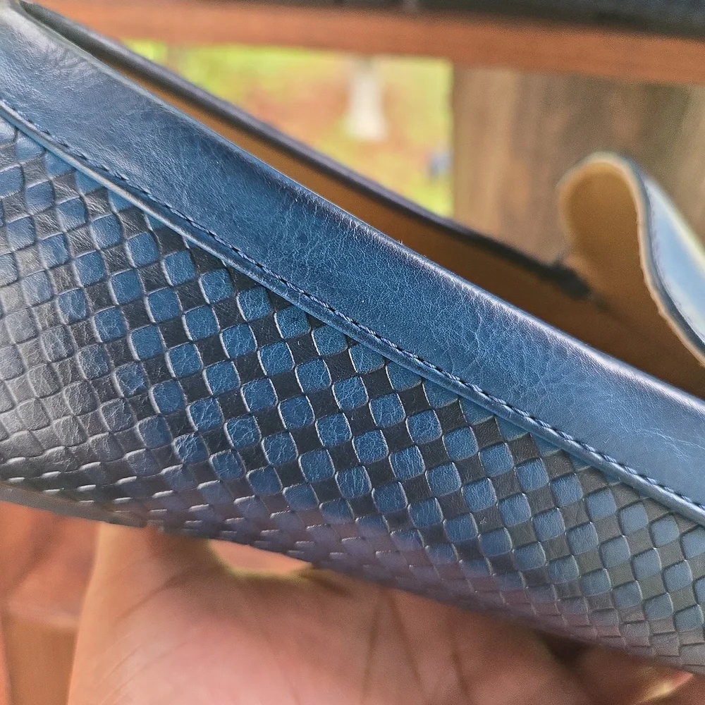AC Casuals Turquoise Vegan Driving Loafer Size 13